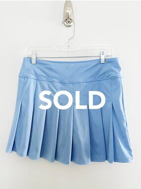 Renwick Women's Pleated Golf & Tennis Skort Skirt Active Stretch Medium Blue